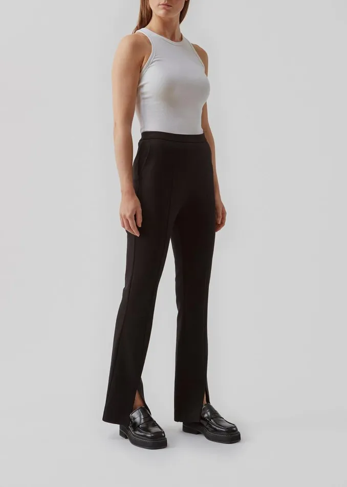 Women Modstrm Pants and Leggings TannyMD Slit Pants Espresso Women Modstrm Pants and Leggings TannyMD Slit Pants Espresso