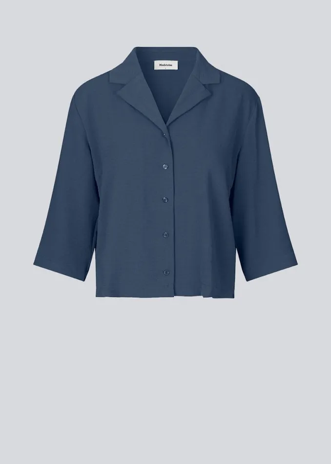 Women Modstrm Shirts AaliyahMD Shirt Midnight Blue