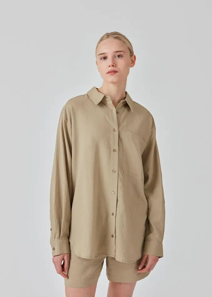 Women Modstrm Shirts DarrelMD Shirt Dune
