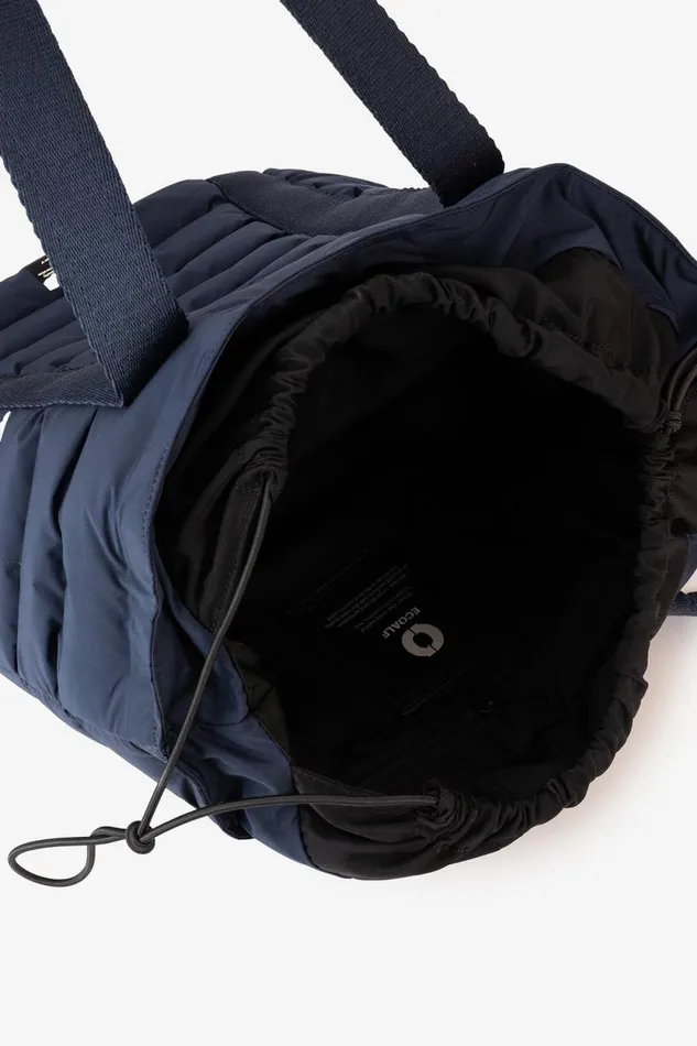 Women Navy Blue Pad Tote Bag Ecoalf Handbags