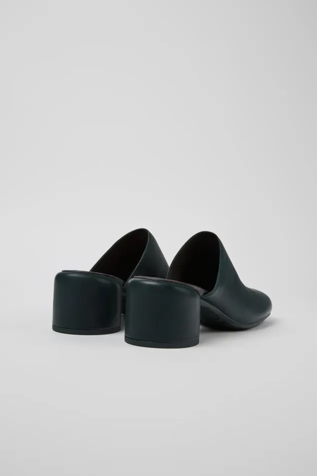 Women Niki Green Leather Clogs Camper Formal Shoes Women Niki Green Leather Clogs Camper Formal Shoes