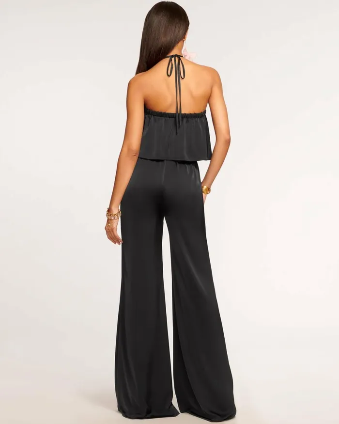 Women Norah Halter Jumpsuit Black Ramy Brook Dresses Women Norah Halter Jumpsuit Black Ramy Brook Dresses
