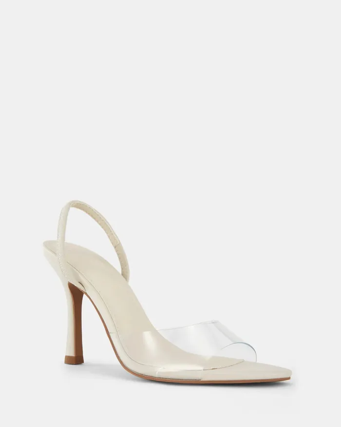 Women NOVO Shoes MADONNA CREAM High Heels Party