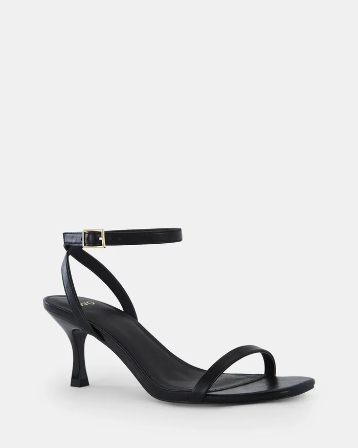 Women NOVO Shoes VIOLETA BLACK Low Heels Party