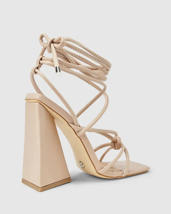 Women NOVO Shoes ZONAL Nude High Heels Party