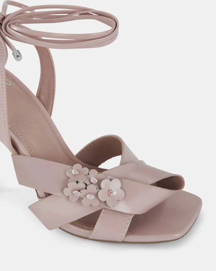 Women NOVO Shoes ZPACEY PEACH Open Toe Heels Party
