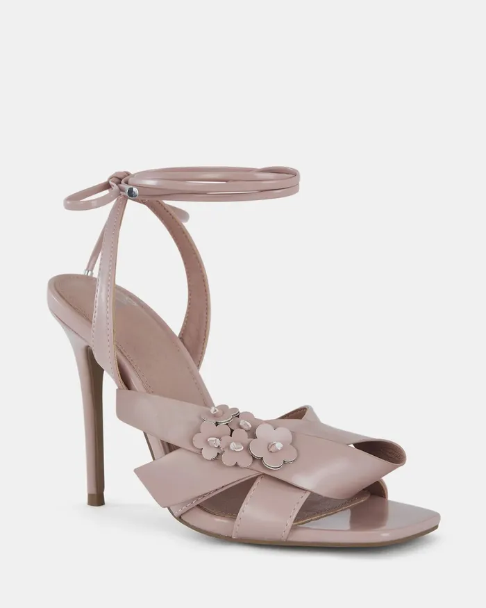 Women NOVO Shoes ZPACEY PEACH Open Toe Heels Party