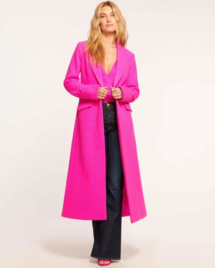 Women Ophelia Coat Electric Pink Ramy Brook Jackets