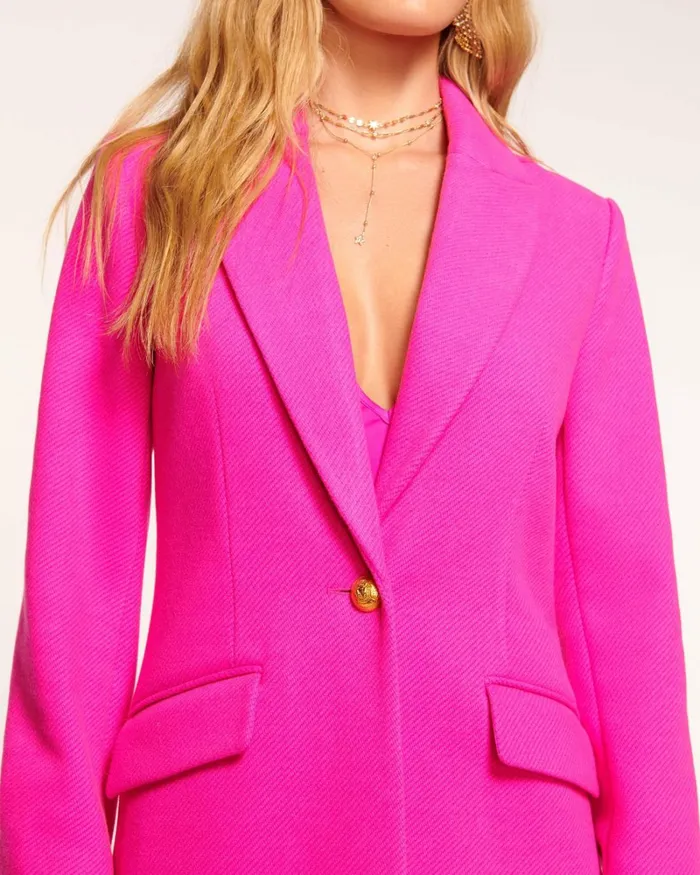 Women Ophelia Coat Electric Pink Ramy Brook Jackets Women Ophelia Coat Electric Pink Ramy Brook Jackets