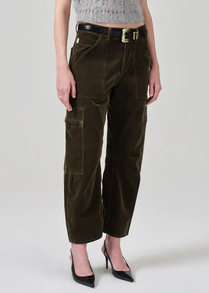 Women Pants Citizens Of Humanity Marcelle Low Slung Easy Cargo Corduroy In Costes