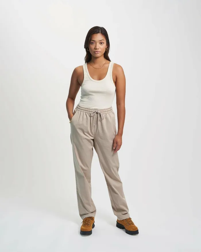 Women Pants Colorful Standard Organic Twill Pants Navy Blue