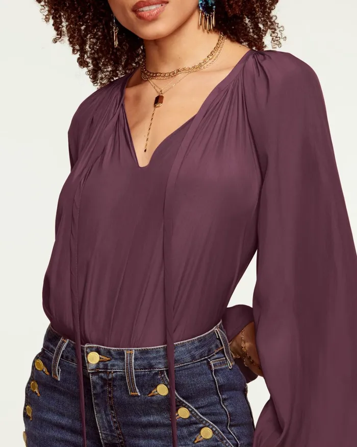 Women Paris Long Sleeve Blouse Black Ramy Brook Tops Women Paris Long Sleeve Blouse Black Ramy Brook Tops