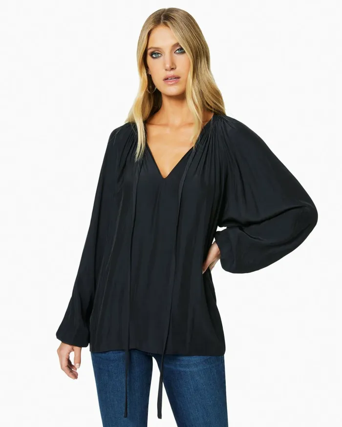 Women Paris Long Sleeve Blouse Black Ramy Brook Tops Women Paris Long Sleeve Blouse Black Ramy Brook Tops