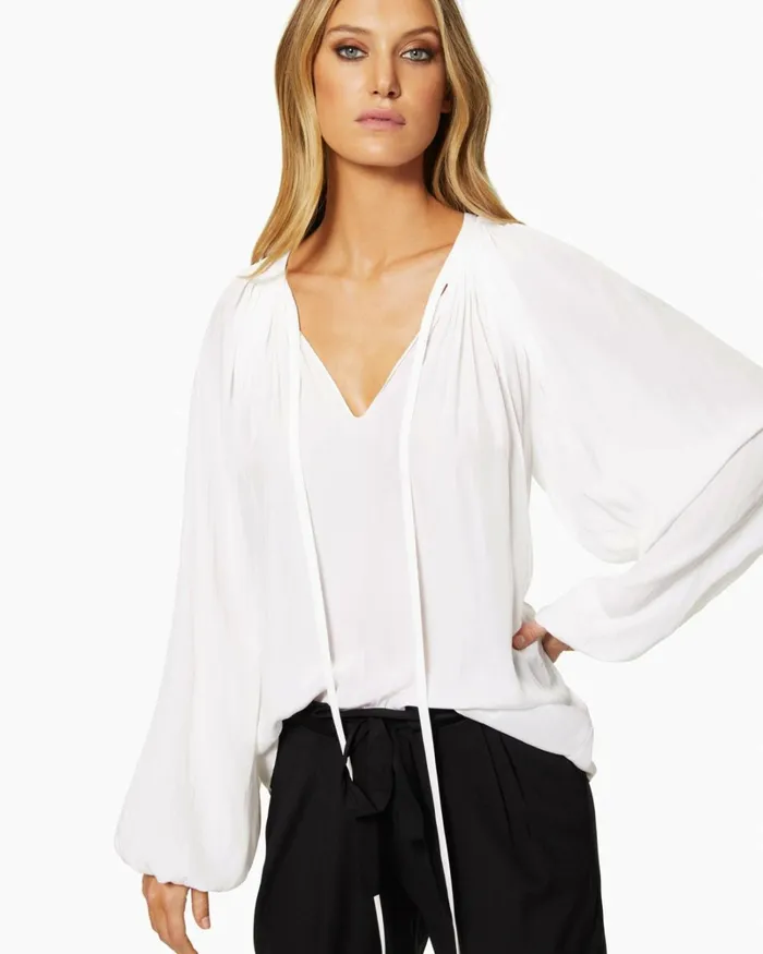 Women Paris Long Sleeve Blouse Black Ramy Brook Tops Women Paris Long Sleeve Blouse Black Ramy Brook Tops