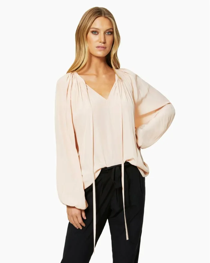 Women Paris Long Sleeve Blouse Black Ramy Brook Tops Women Paris Long Sleeve Blouse Black Ramy Brook Tops