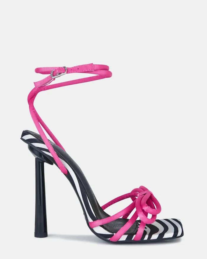 Women Party NOVO Shoes ZALAMITY ZEBRA MULTI Stilettos