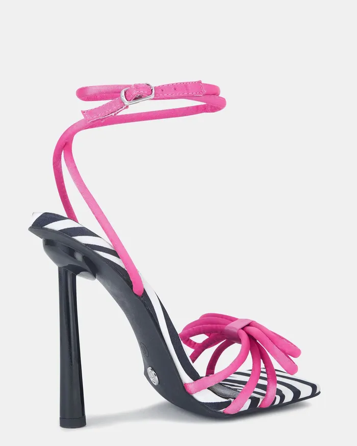 Women Party NOVO Shoes ZALAMITY ZEBRA MULTI Stilettos
