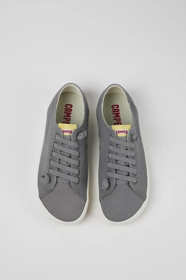 Women Peu Rambla Gray Textile Sneaker Camper Sneakers Women Peu Rambla Gray Textile Sneaker Camper Sneakers