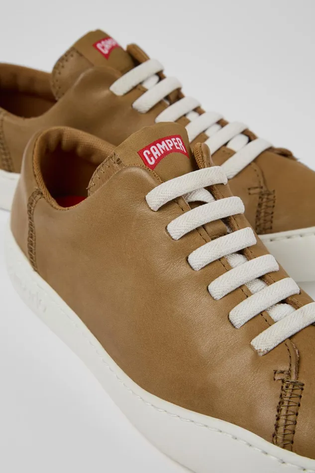 Women Peu Touring Brown Leather Sneaker Camper Sneakers