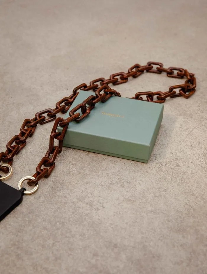 Women Phone Straps Bobbies Firenze Brown Jasper
