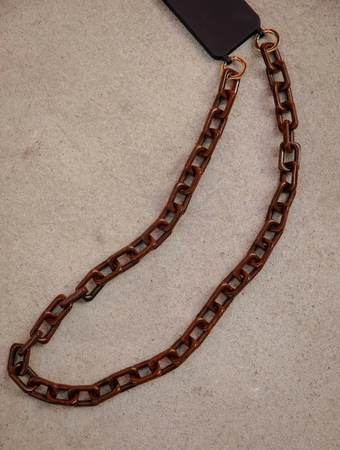 Women Phone Straps Bobbies Firenze Brown Jasper