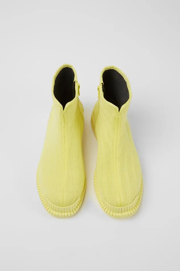 Women Pix TENCEL Yellow TENCEL Lyocell Ankle Boots Camper Ankle Boots Women Pix TENCEL Yellow TENCEL Lyocell Ankle Boots Camper Ankle Boots