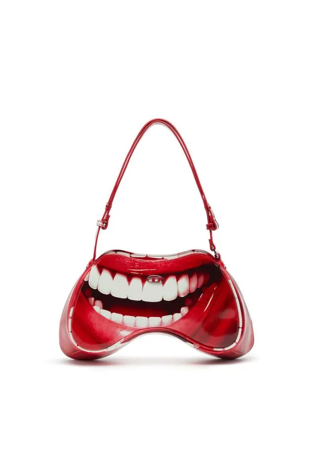Women Play Shoulder Red Diesel Shoulder Bags