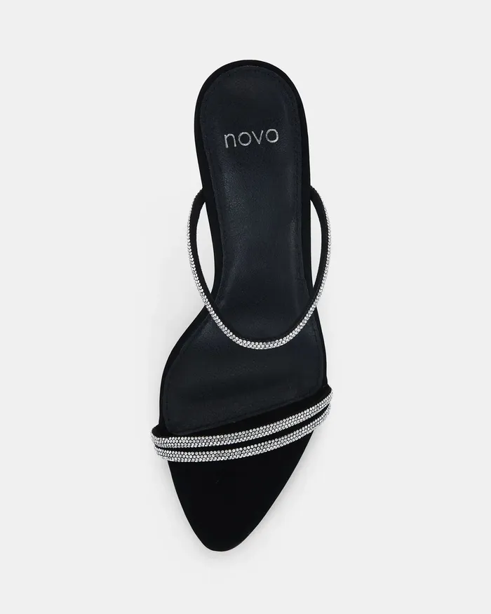 Women PRATO BLACK Stilettos NOVO Shoes Women PRATO BLACK Stilettos NOVO Shoes