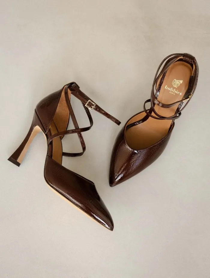 Women Pumps and Mary Janes Bobbies Agathe Ganache Women Pumps and Mary Janes Bobbies Agathe Ganache