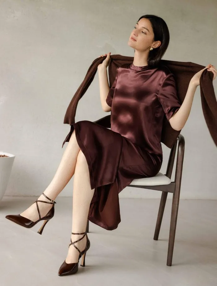 Women Pumps and Mary Janes Bobbies Agathe Ganache Women Pumps and Mary Janes Bobbies Agathe Ganache