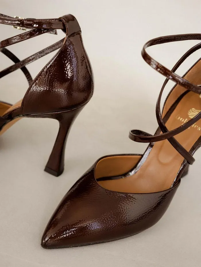 Women Pumps and Mary Janes Bobbies Agathe Ganache Women Pumps and Mary Janes Bobbies Agathe Ganache