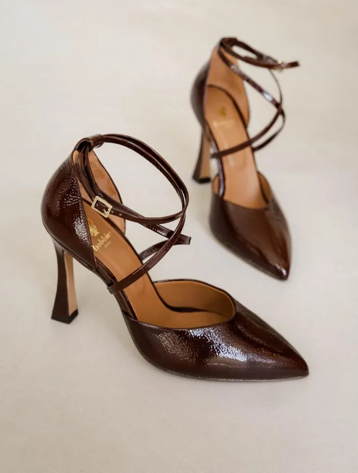 Women Pumps and Mary Janes Bobbies Agathe Ganache Women Pumps and Mary Janes Bobbies Agathe Ganache