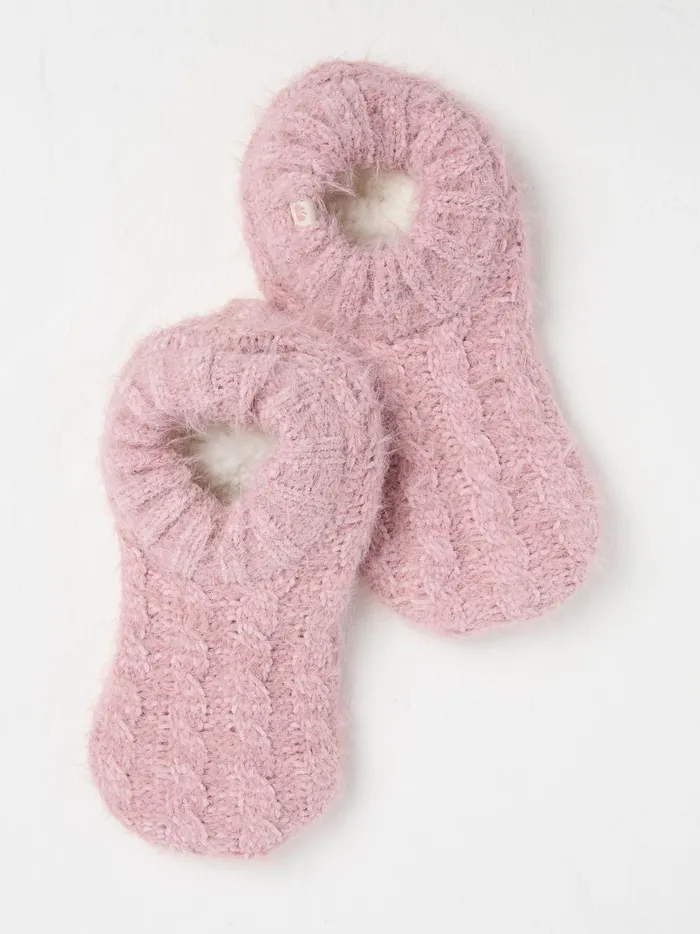 Women Pyjamas and Nightwear Fat Face Pink Short Slipper Socks