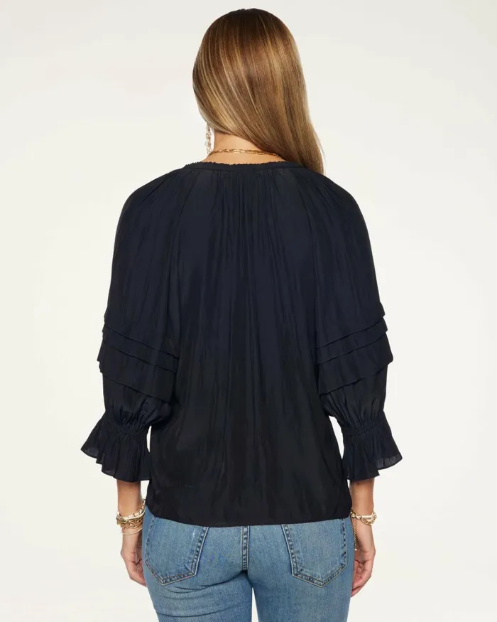 Women Randi Puff Sleeve Top Ivory Ramy Brook Tops Women Randi Puff Sleeve Top Ivory Ramy Brook Tops