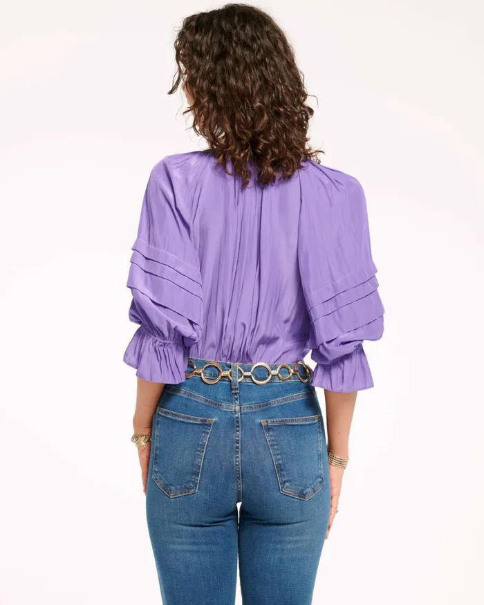 Women Randi Puff Sleeve Top Spruce Ramy Brook Tops Women Randi Puff Sleeve Top Spruce Ramy Brook Tops