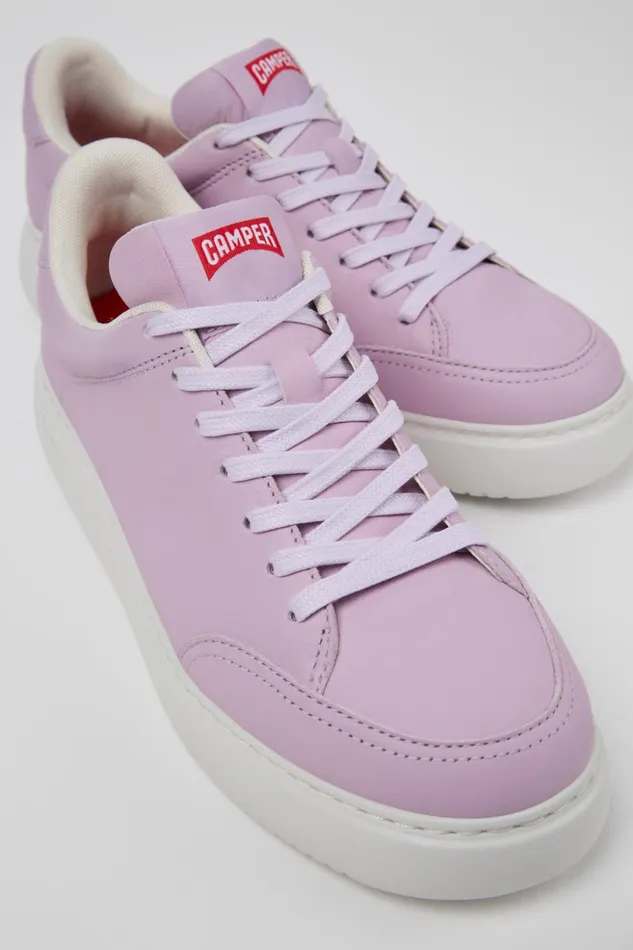 Women Runner K21 Purple Leather Sneakers Camper Sneakers