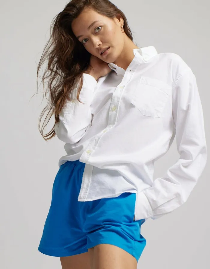Women Shorts Colorful Standard Women Organic Twill Shorts Cloudy Grey