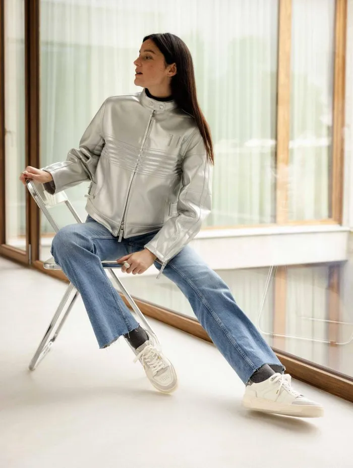 Women Sneakers Bobbies Miley Off White and Cosmic Grey Women Sneakers Bobbies Miley Off White and Cosmic Grey