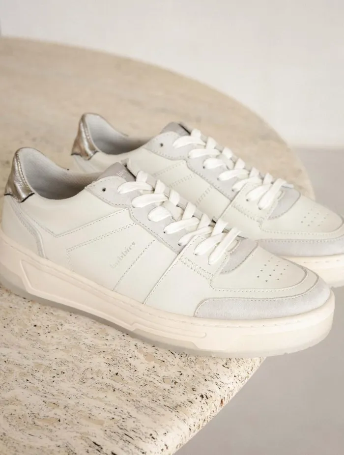 Women Sneakers Bobbies Miley Off White and Cosmic Grey Women Sneakers Bobbies Miley Off White and Cosmic Grey