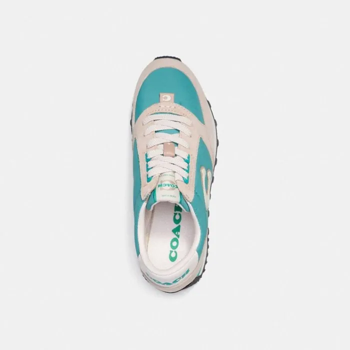 Women Sneakers Coach Runner Sneaker Bright Greenchalk