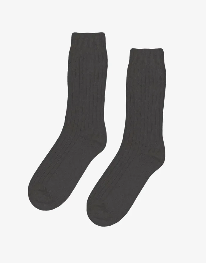 Women Socks Colorful Standard Merino Wool Blend Sock Lava Grey