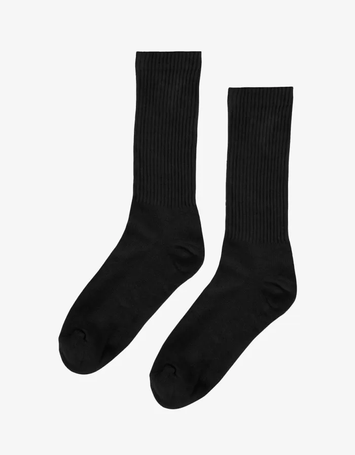 Women Socks Colorful Standard Organic Active Sock Deep Black