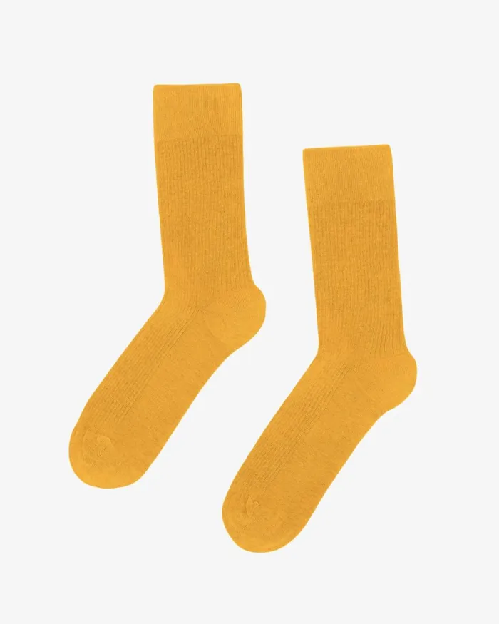 Women Socks Colorful Standard Women Classic Organic Sock Burned Yellow