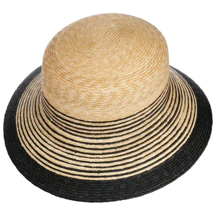 Women Straw Hats Mayser Clea Twotone Straw Hat With UV Protection Natural Beige Women Straw Hats Mayser Clea Twotone Straw Hat With UV Protection Natural Beige