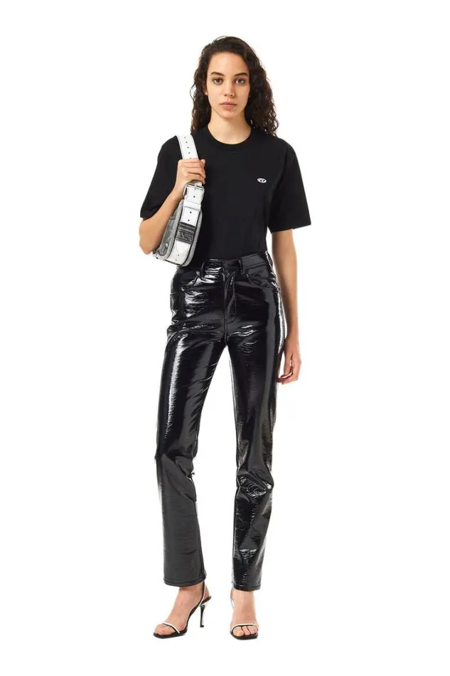 Women TJustineDovalPj Black Diesel Tshirts And Tops