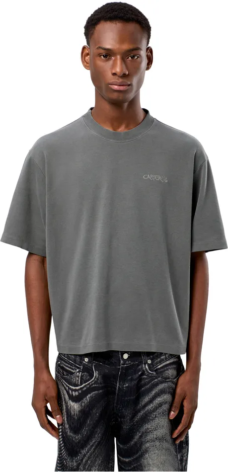 Women TShirt Gray Cotton Tshirt Camper Jersey Women TShirt Gray Cotton Tshirt Camper Jersey