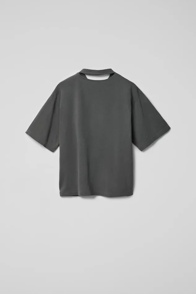 Women TShirt Gray Cotton Tshirt Camper Jersey Women TShirt Gray Cotton Tshirt Camper Jersey