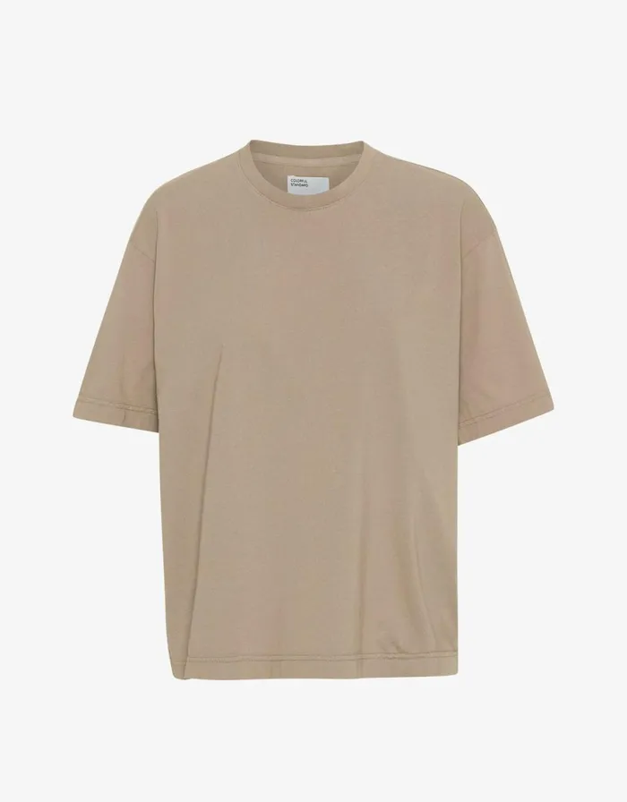 Women TShirts Colorful Standard Oversized Organic TShirt Oyster Grey