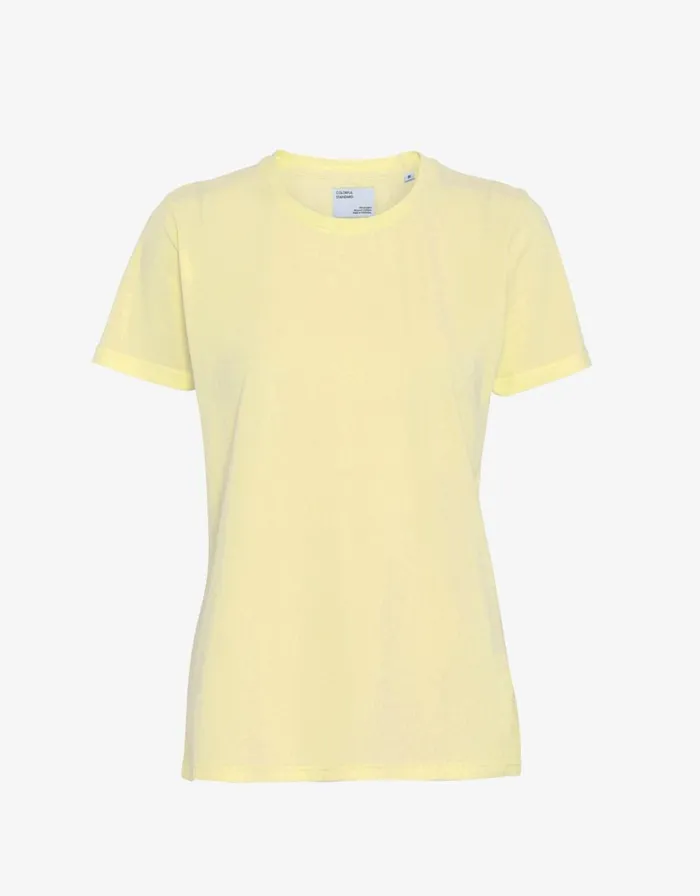 Women TShirts Colorful Standard Women Light Organic Tee Soft Yellow
