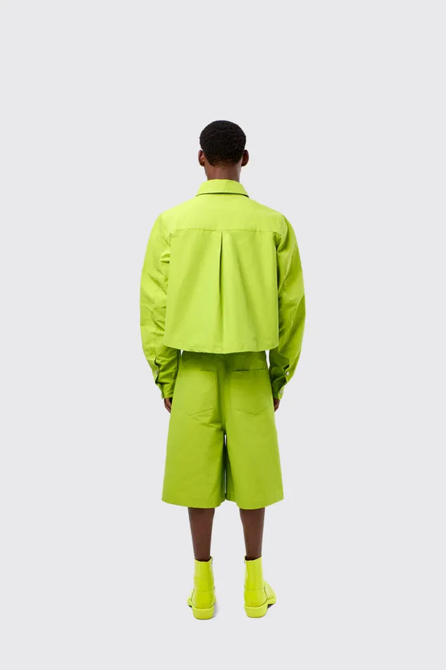 Women Tech Shirt Green CottonNylon Shirt Camper Tops Women Tech Shirt Green CottonNylon Shirt Camper Tops